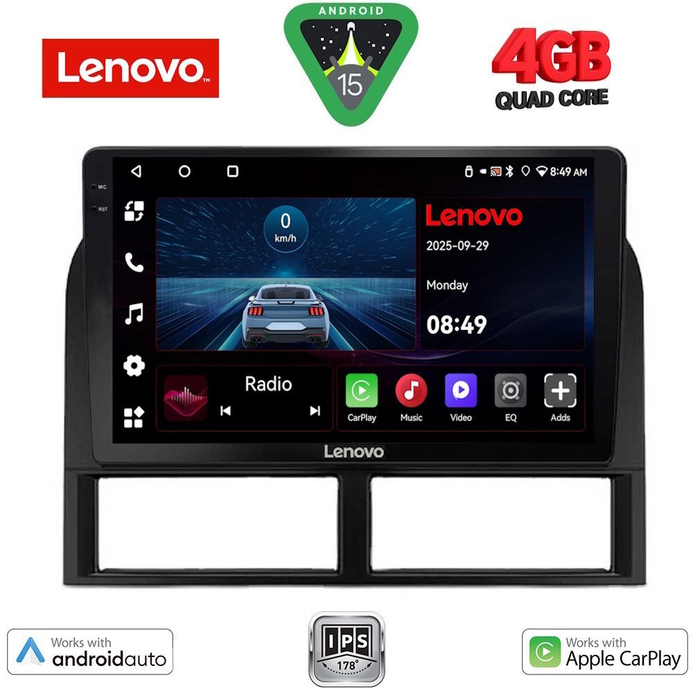 Βλησαρούλης Car Center - LENOVO LVE 8280_CPAA (9inc) MULTIMEDIA TABLET for JEEP GRAND CHEROKEE mod. 1999-2004