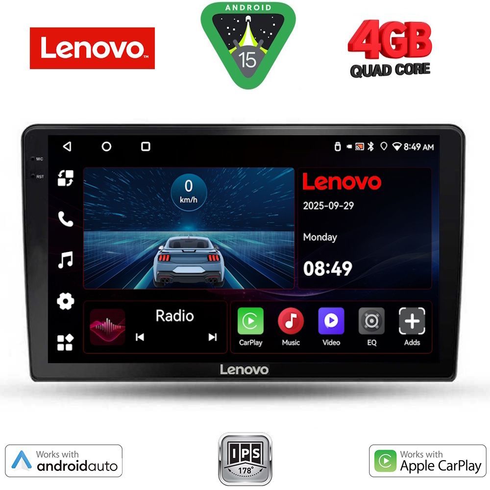 Βλησαρούλης Car Center - LENOVO LVE 8301_CPAA (9inc) MULTIMEDIA TABLET for KIA CEED  mod. 2009-2012