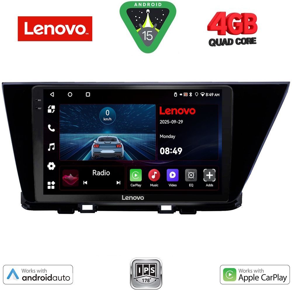 Βλησαρούλης Car Center - LENOVO LVE 8305_CPAA (9inc) MULTIMEDIA TABLET for KIA NIRO mod. 2017-2021