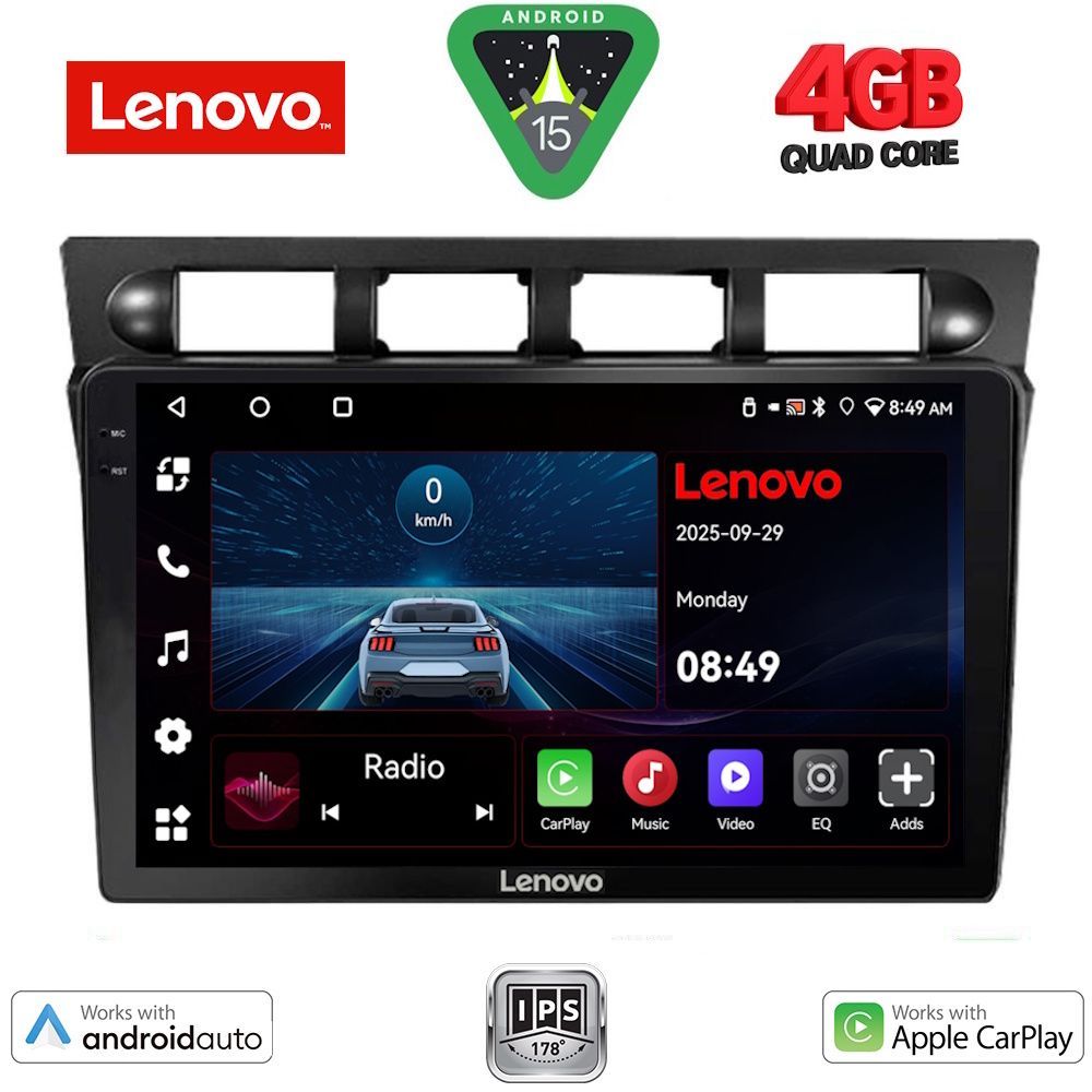 Βλησαρούλης Car Center - LENOVO LVE 8306_CPAA (9inc) MULTIMEDIA TABLET for KIA PICANTO mod. 2004-2008