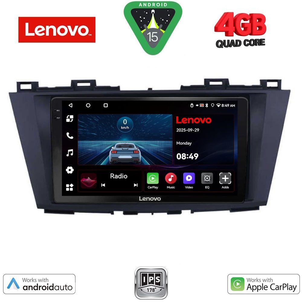Βλησαρούλης Car Center - LENOVO LVE 8371_CPAA (9inc) MULTIMEDIA TABLET for MAZDA 5 mod. 2011>