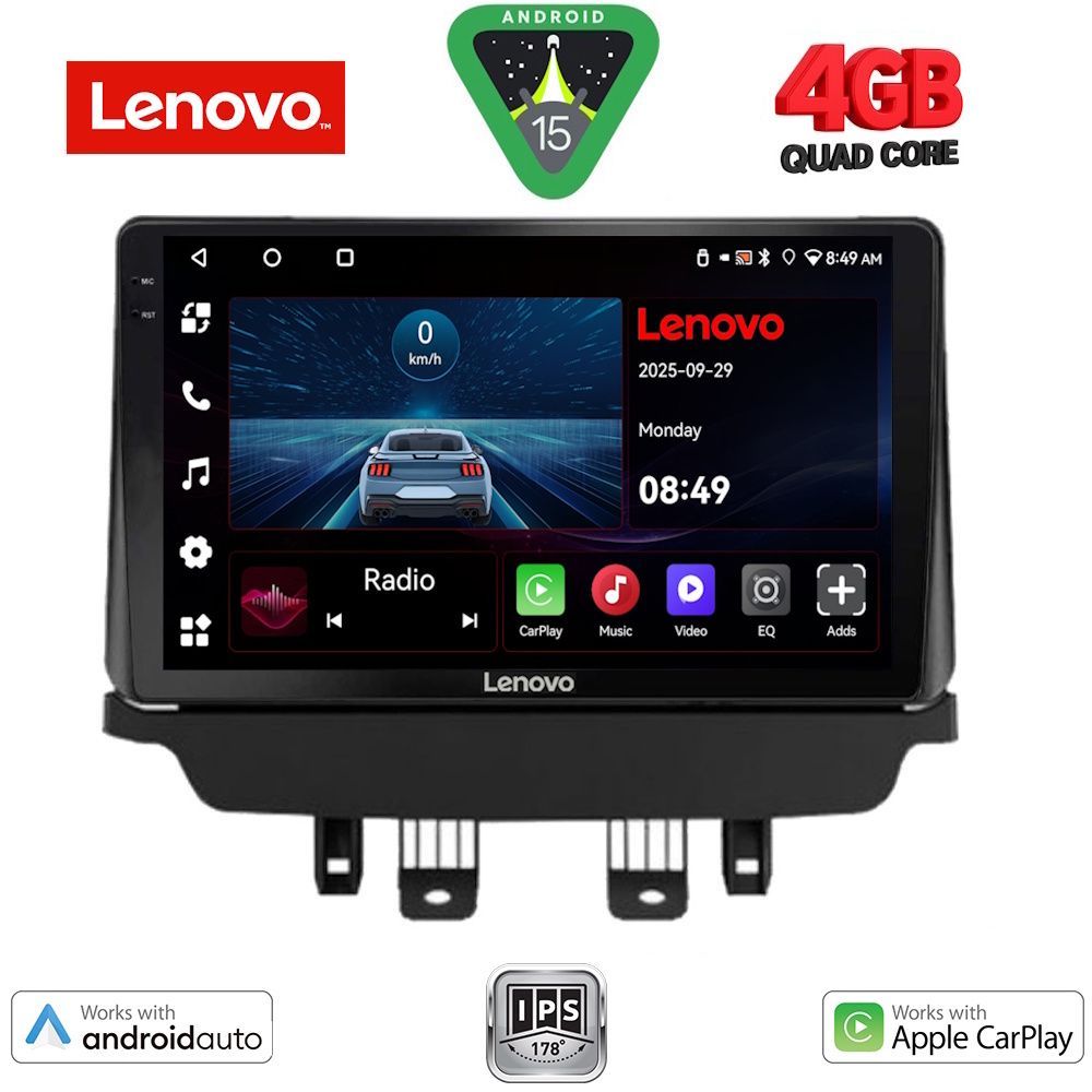 Βλησαρούλης Car Center - LENOVO LVE 8384_CPAA (9inc) MULTIMEDIA TABLET for MAZDA CX3 mod. 2014>