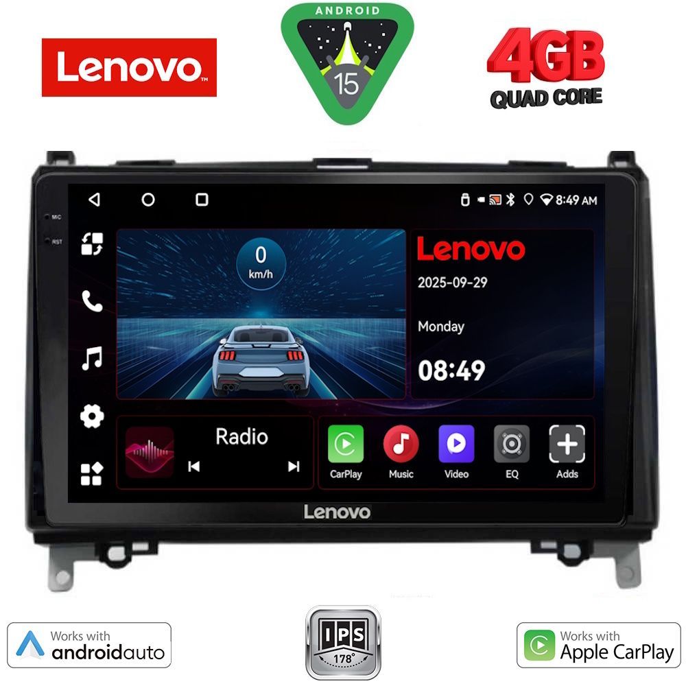 Βλησαρούλης Car Center - LENOVO LVE 8400_CPAA (9inc) MULTIMEDIA TABLET for MERCEDES A – B -SPRINTER – VITO mod. 2007>
