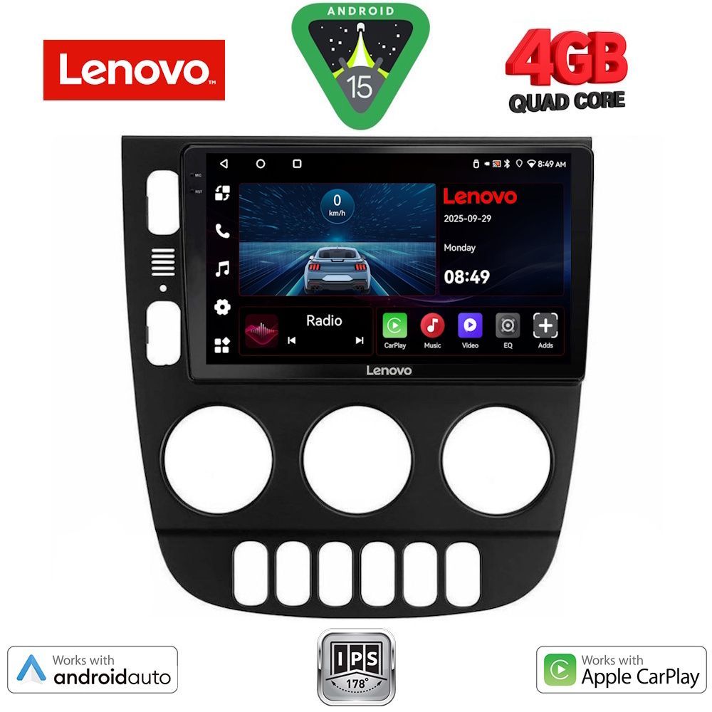 Βλησαρούλης Car Center - LENOVO LVE 8413_CPAA (9inc) MULTIMEDIA TABLET for MERCEDES ML (W163) mod. 2002-2005