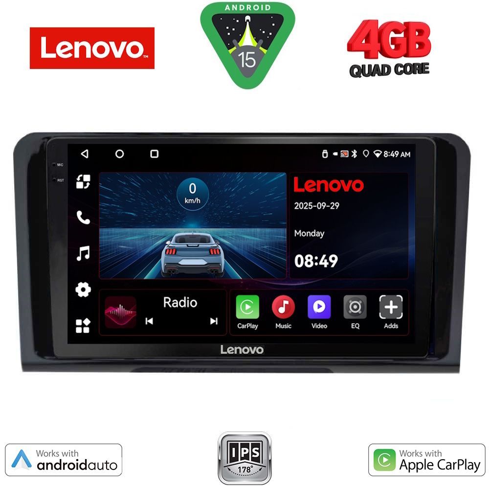 Βλησαρούλης Car Center - LENOVO LVE 8414_CPAA (9inc) MULTIMEDIA TABLET for MERCEDES ML (W164) – GL (X164) mod. 2005-2011