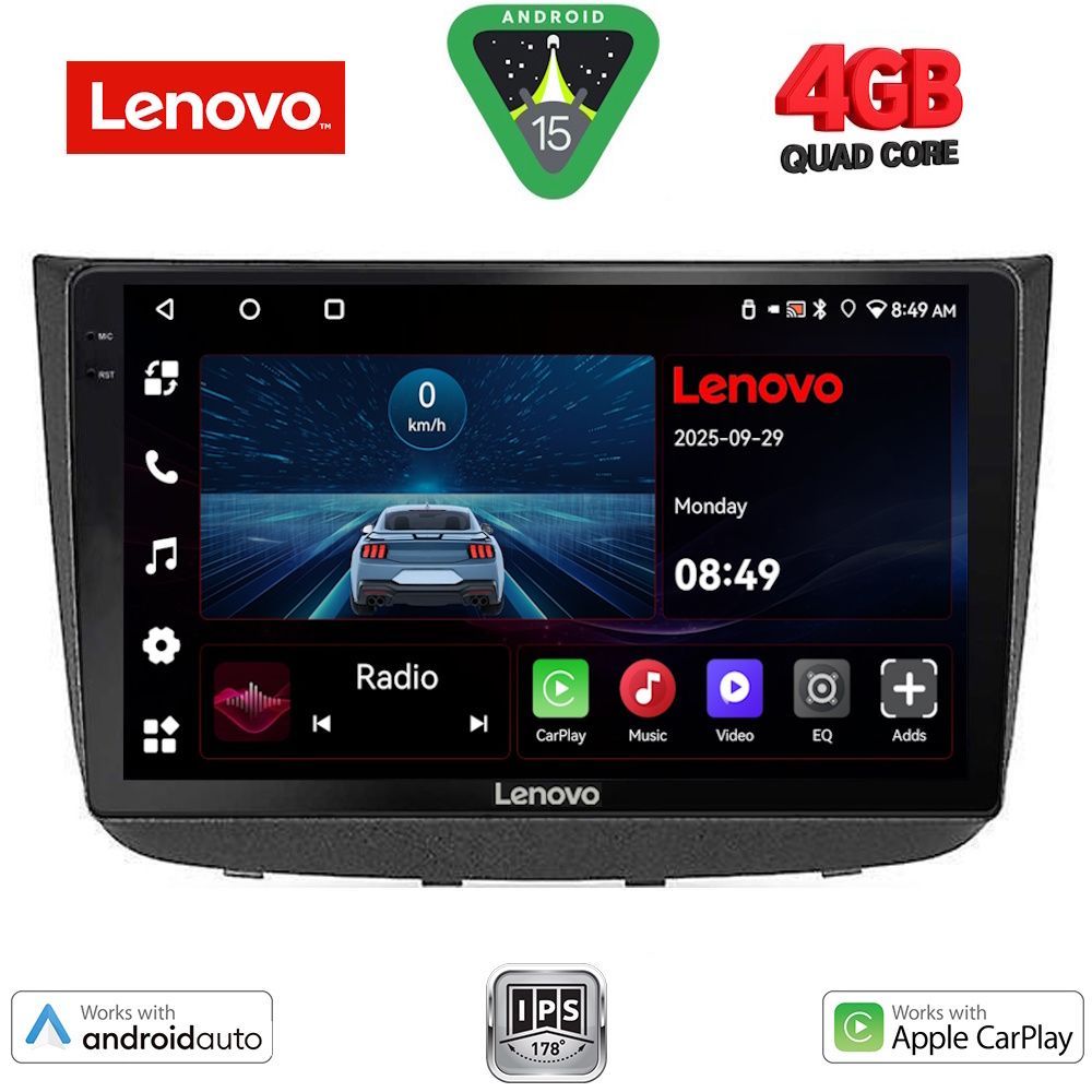 Βλησαρούλης Car Center - LENOVO LVE 8420_CPAA (10inc) MULTIMEDIA TABLET for MERCEDES VITO - VIANO (W639) mod. 2003-2007