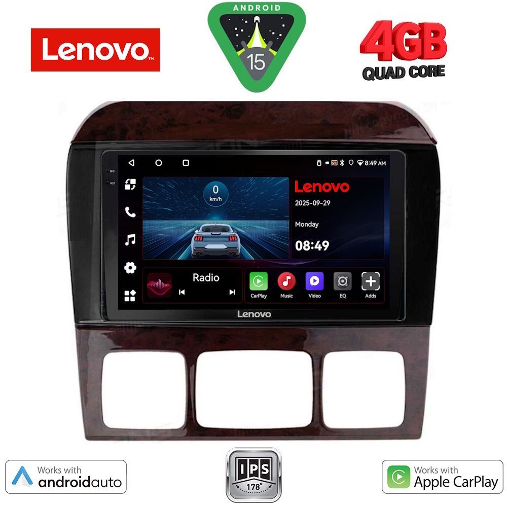 Βλησαρούλης Car Center - LENOVO LVE 8426_CPAA (9inc) MULTIMEDIA TABLET for MERCEDES  S  W220  mod. 1998-2005