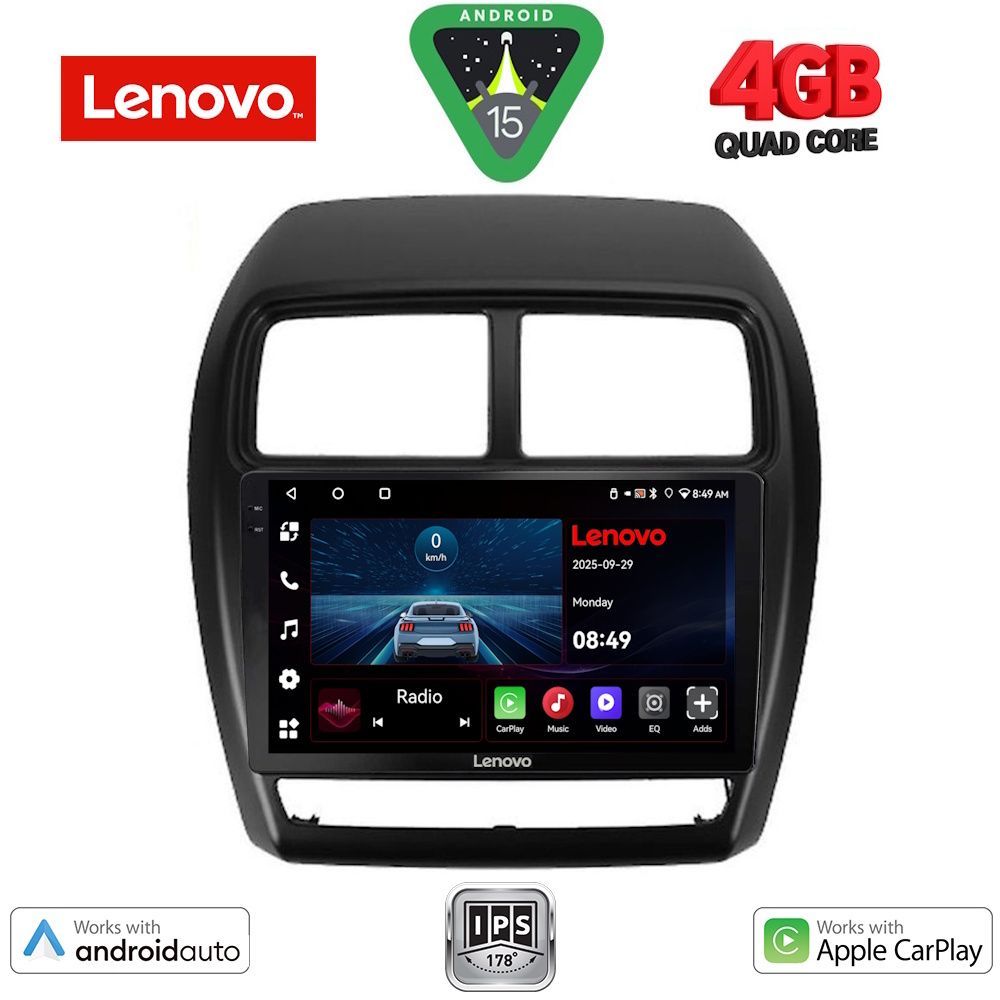 Βλησαρούλης Car Center - LENOVO LVE 8431_CPAA (9inc) MULTIMEDIA TABLET for MITSUBISHI ASX mod. 2020>