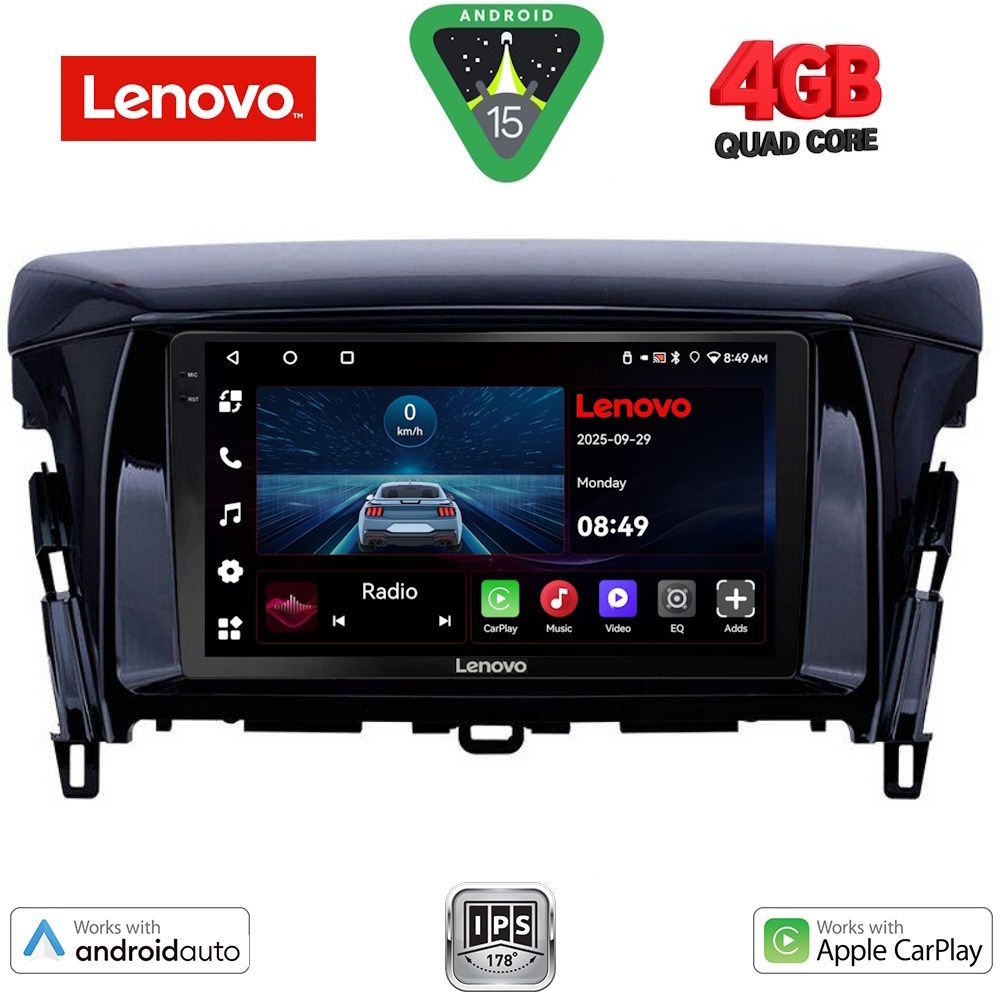 Βλησαρούλης Car Center - LENOVO LVE 8432_CPAA (9inc) MULTIMEDIA TABLET for MITSUBISHI ECLIPSE CROSS mod. 2018>