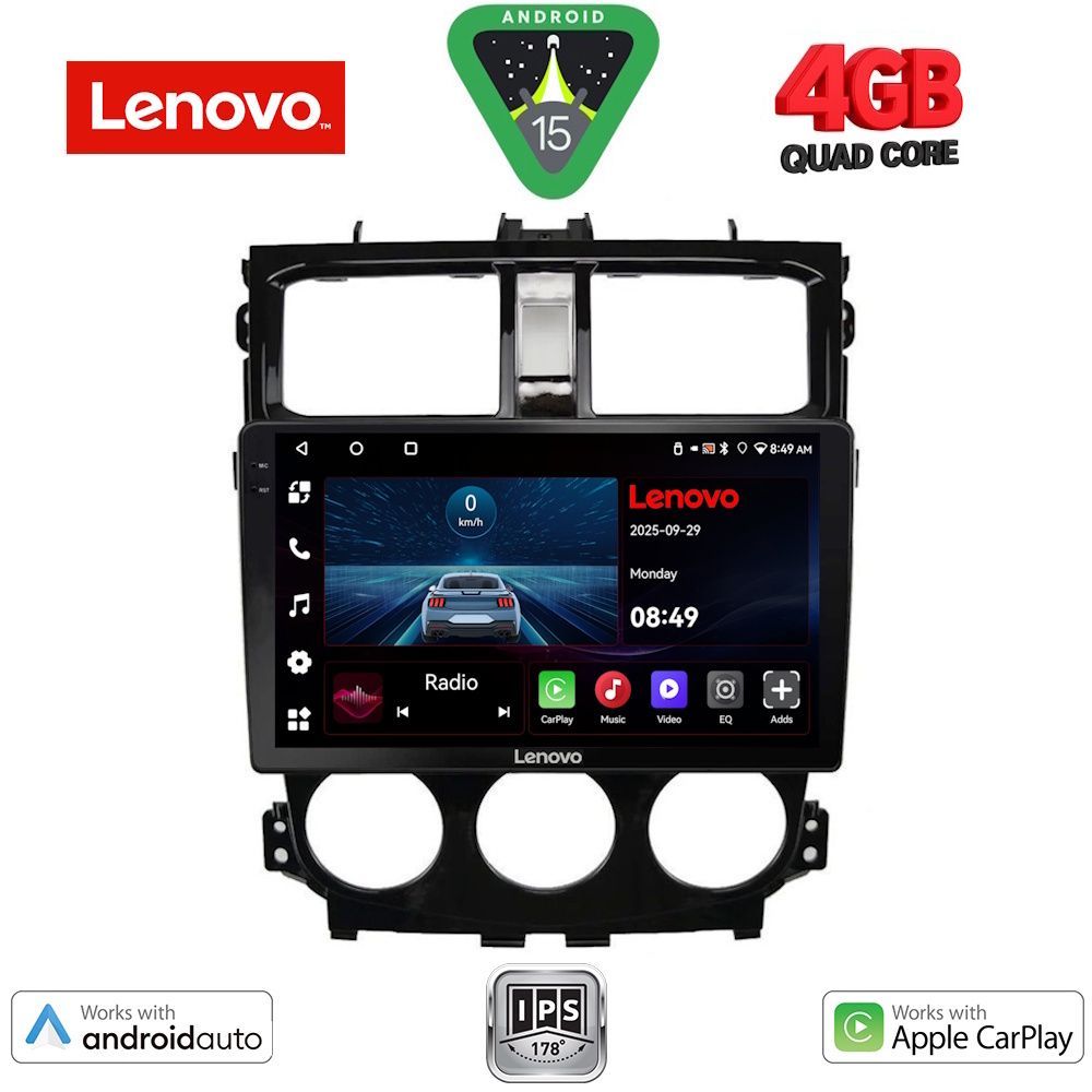 Βλησαρούλης Car Center - LENOVO LVE 8435_CPAA (9inc) MULTIMEDIA TABLET for MITSUBISHI COLT mod. 2013-2023
