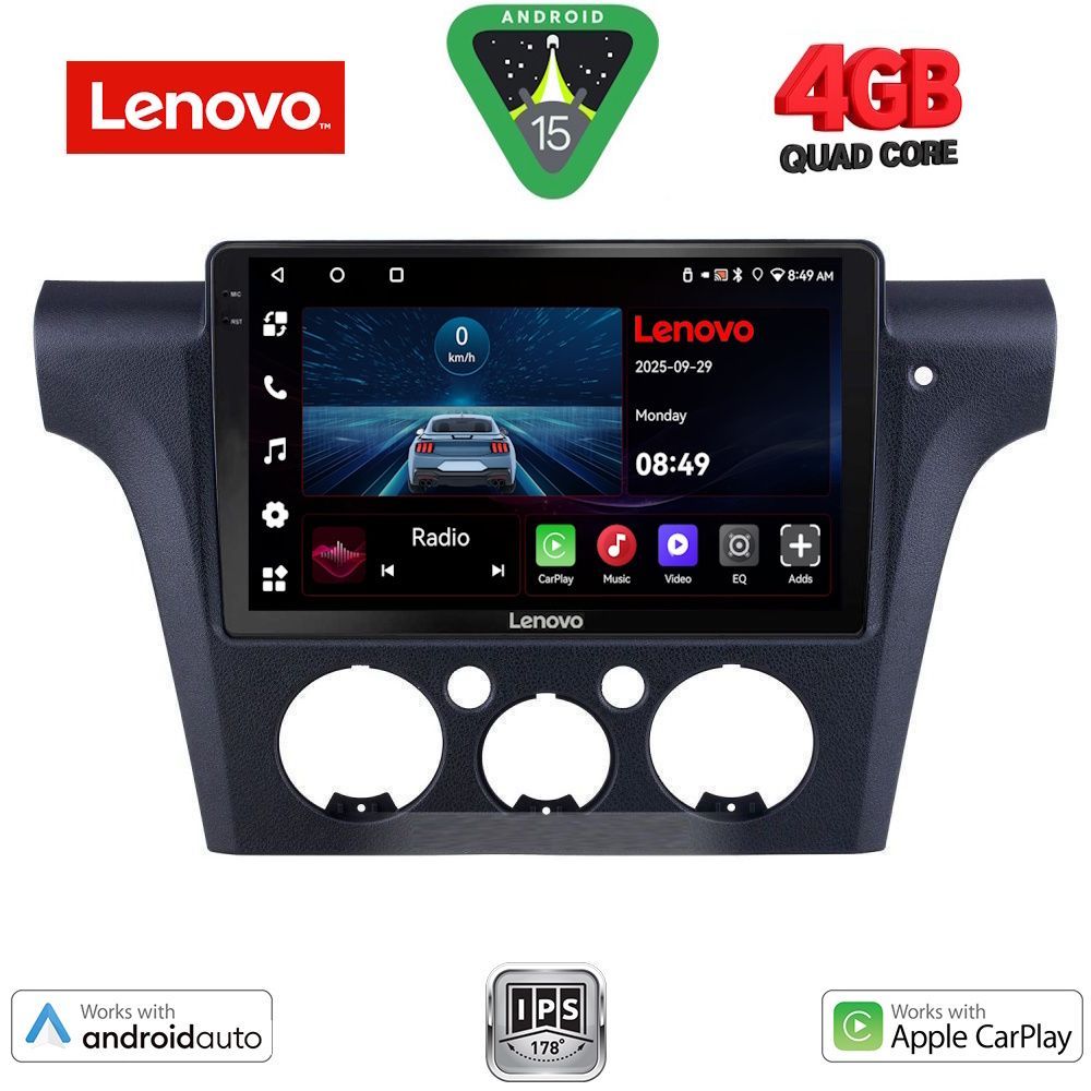 Βλησαρούλης Car Center - LENOVO LVE 8441_CPAA CLIMA (10inc) MULTIMEDIA TABLET for MITSUBISHI OUTLANDER mod. 2001-2005 with CLIMA