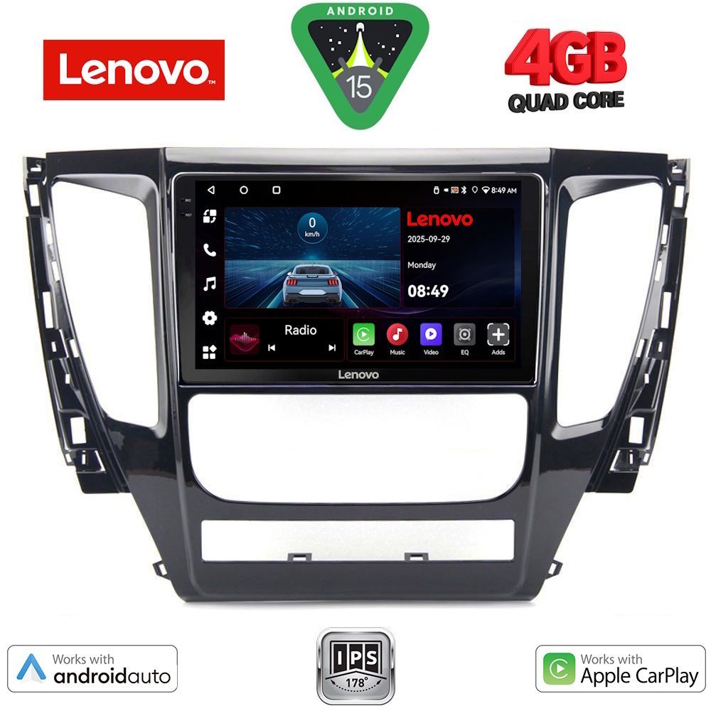 Βλησαρούλης Car Center - LENOVO LVE 8447A_CPAA (9inc) MULTIMEDIA TABLET for MITSUBISHI PAJERO mod. 2013-2020