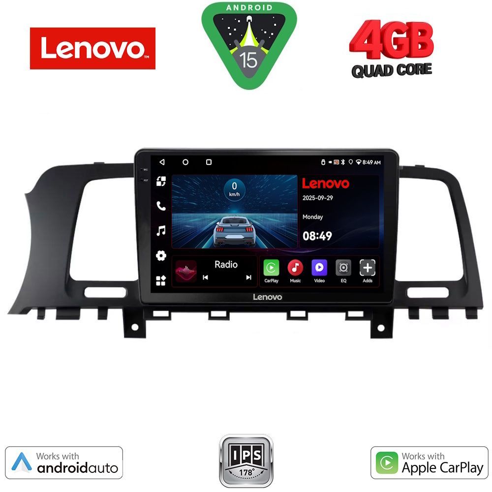 Βλησαρούλης Car Center - LENOVO LVE 8462_CPAA (9inc) MULTIMEDIA TABLET for NISSAN MURANO mod. 2007-2014