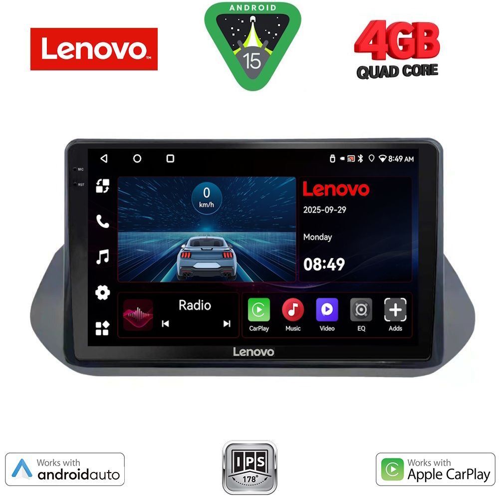 Βλησαρούλης Car Center - LENOVO LVE 8469_CPAA (10inc) MULTIMEDIA TABLET for NISSAN QASHQAI mod. 2021-2024