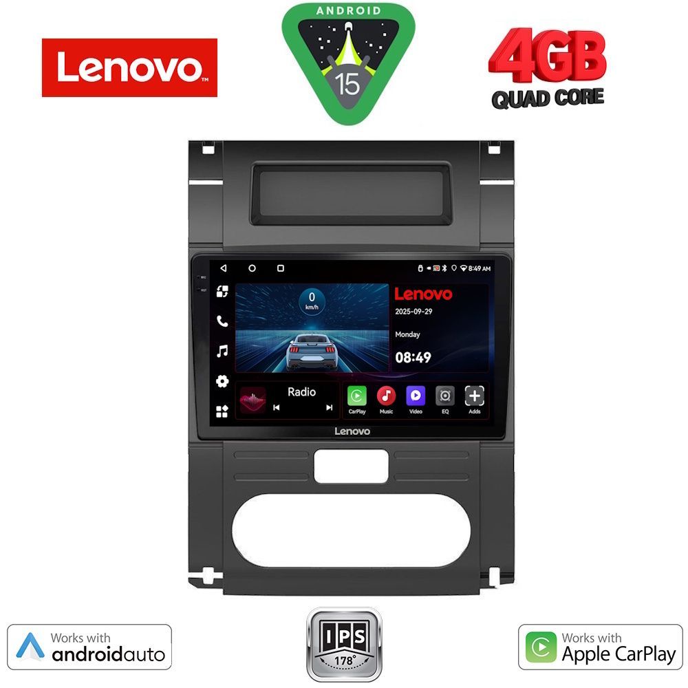 Βλησαρούλης Car Center - LENOVO LVE 8477_CPAA (10inc) MULTIMEDIA TABLET for NISSAN XTRAIL mod. 2007-2013