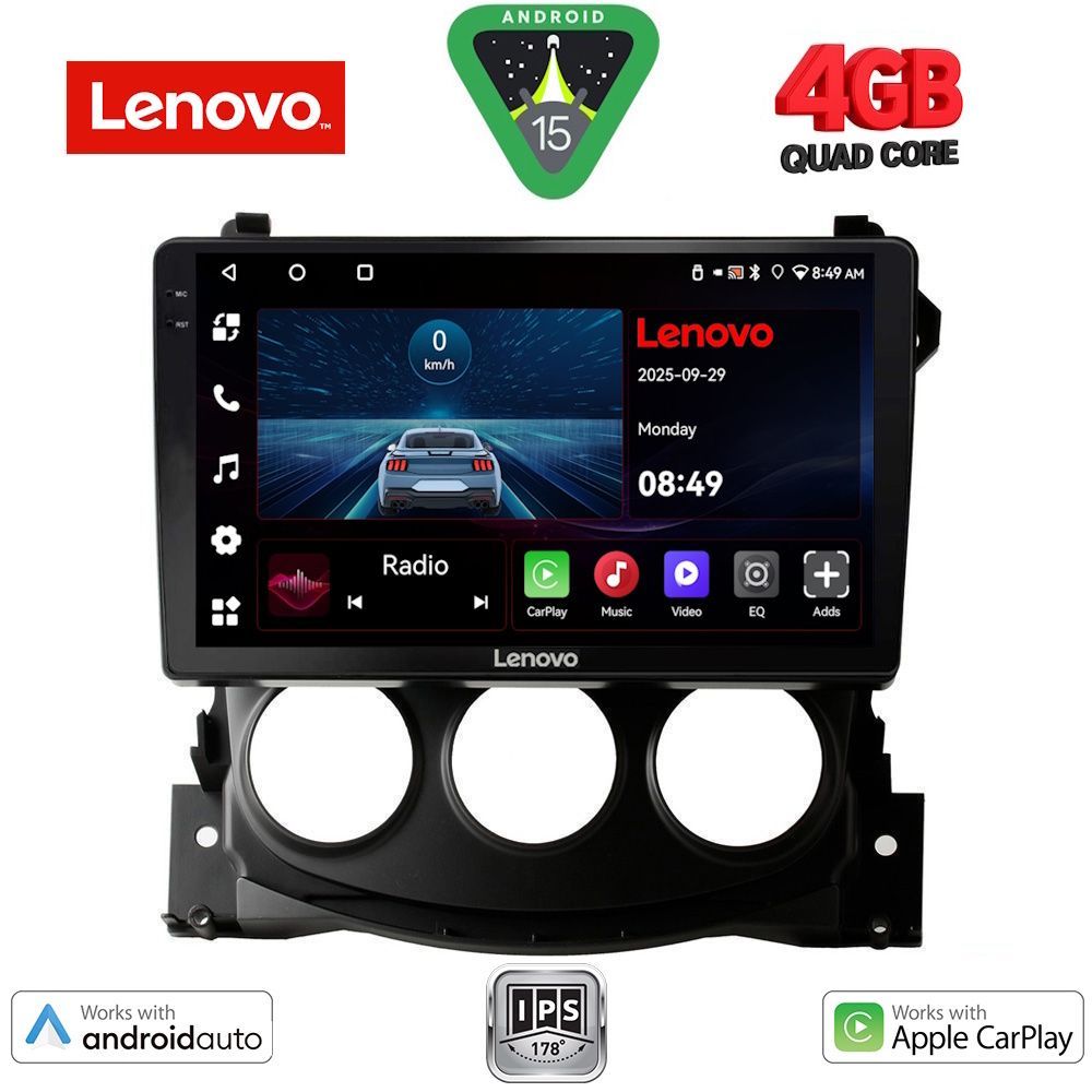 Βλησαρούλης Car Center - LENOVO LVE 8479_CPAA (9inc) MULTIMEDIA TABLET for NISSAN 370Z mod. 2009-2012