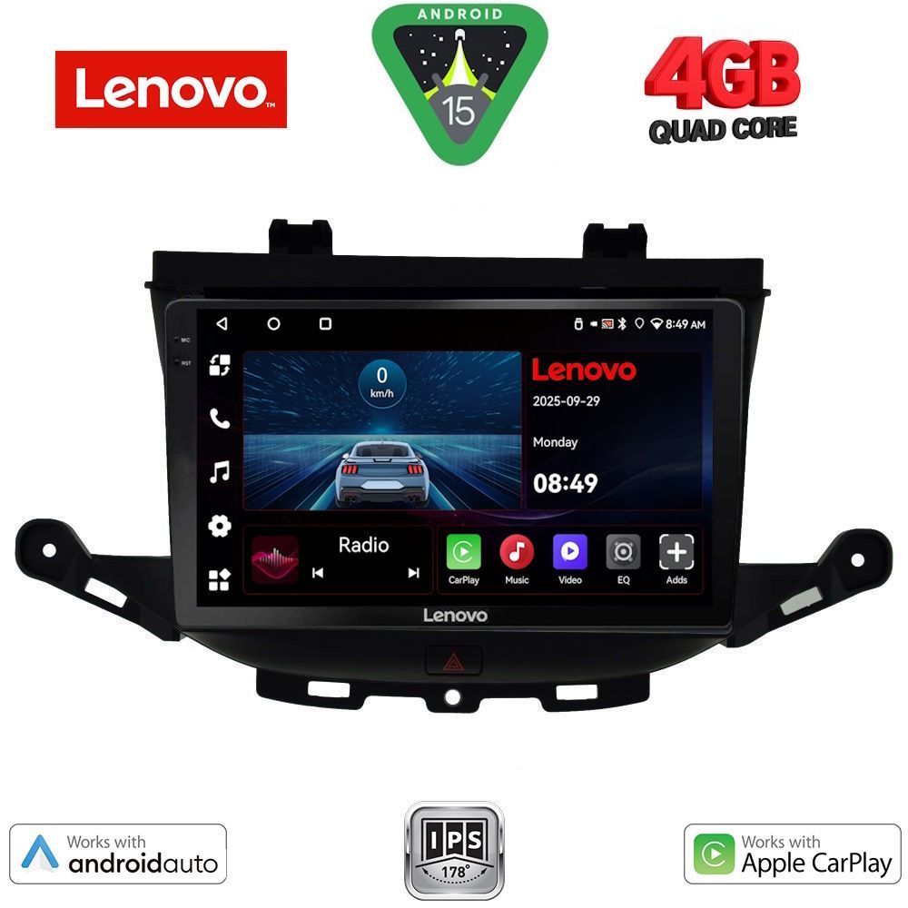 Βλησαρούλης Car Center - LENOVO LVE 8483_CPAA (9inc) MULTIMEDIA TABLET for OPEL ASTRA K  mod.2015>