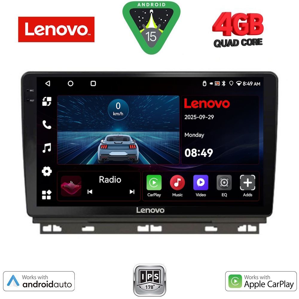 Βλησαρούλης Car Center - LENOVO LVE 8546_CPAA (9inc) MULTIMEDIA TABLET for RENAULT CLIO - CAPTUR mod. 2019>