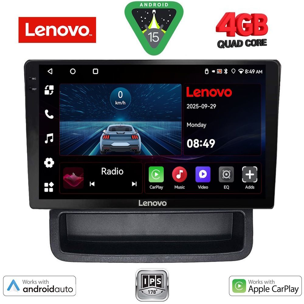 Βλησαρούλης Car Center - LENOVO LVE 8559_CPAA (10inc) MULTIMEDIA TABLET for OPEL VIVARO – RENAULT TRAFIC - NISSAN PRIMASTAR mod. 2004-2015