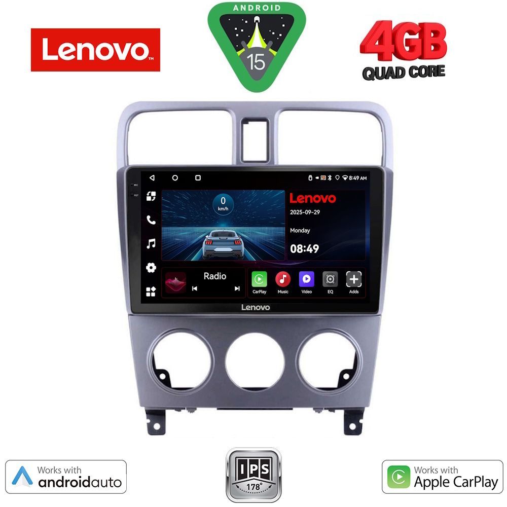 Βλησαρούλης Car Center - LENOVO LVE 8661_CPAA (9inc) MULTIMEDIA TABLET for SUBARU FORESTER  mod. 2002-2008