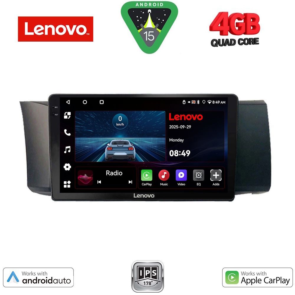 Βλησαρούλης Car Center - LENOVO LVE 8669_CPAA (9inc) MULTIMEDIA TABLET for TOYOTA GT86 - SUBARU BRZ mod. 2012>