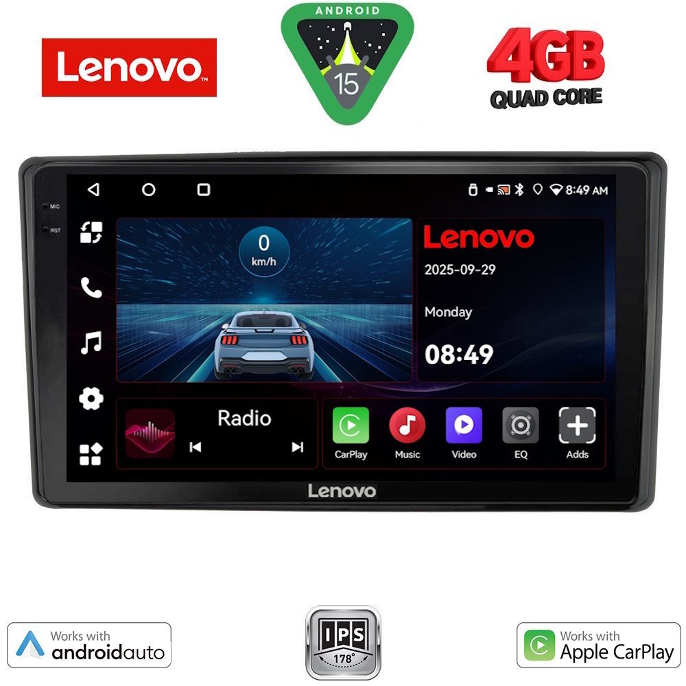 Βλησαρούλης Car Center - LENOVO LVE 8701_CPAA (10inc) MULTIMEDIA TABLET for TOYOTA RAIZE mod. 2020-2026
