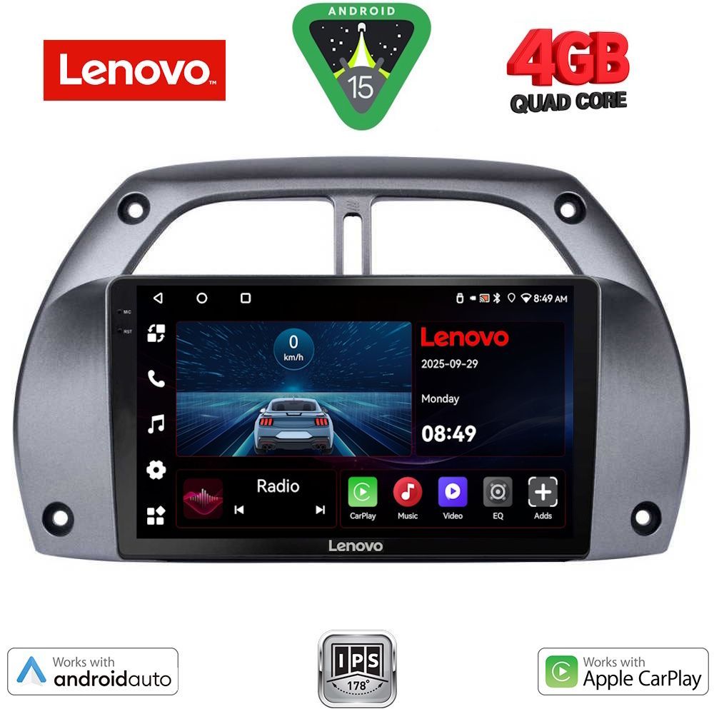 Βλησαρούλης Car Center - LENOVO LVE 8730_CPAA A/C (9inc) MULTIMEDIA TABLET for TOYOTA RAV 4 mod. 2000-2006