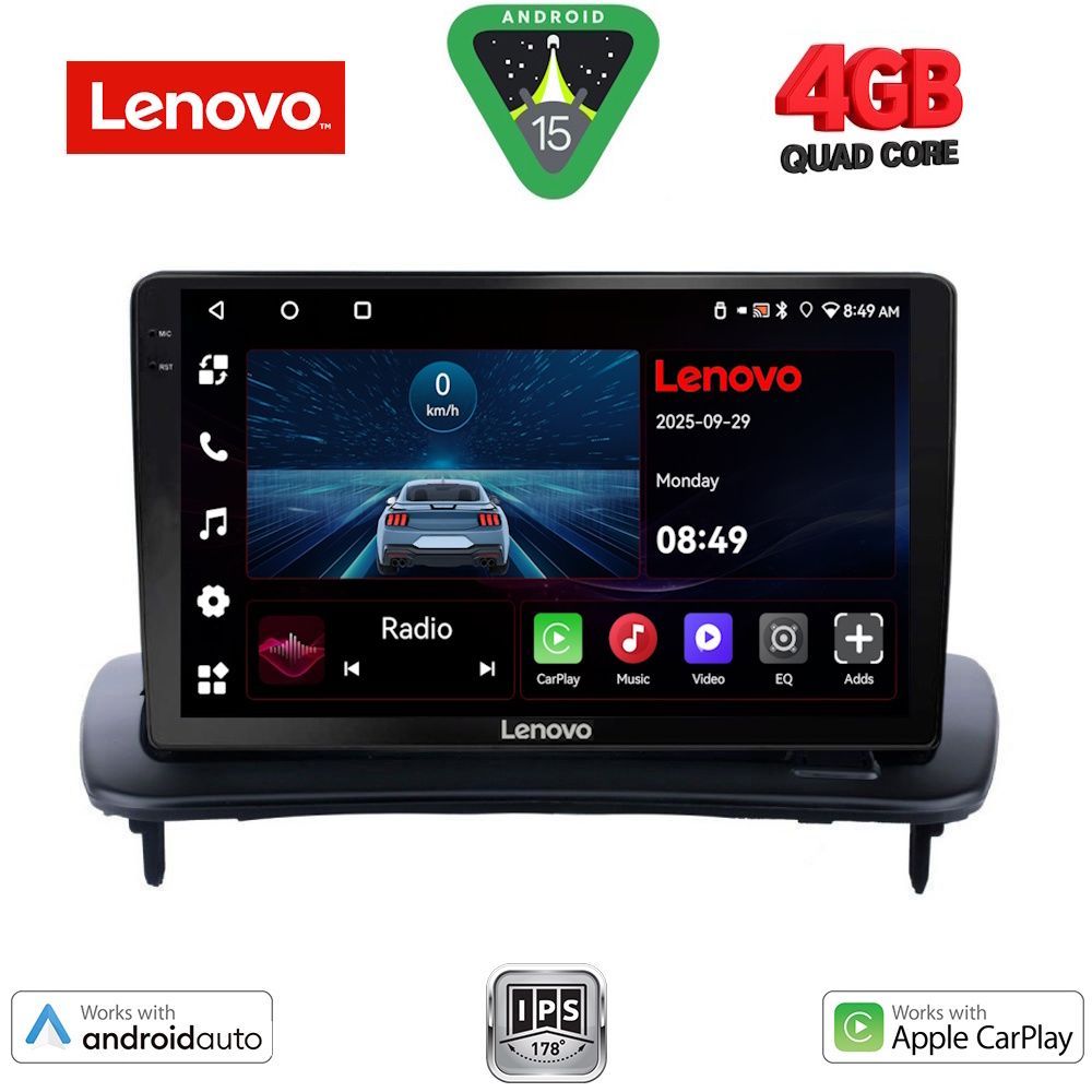 Βλησαρούλης Car Center - LENOVO LVE 8783_CPAA (9inc) MULTIMEDIA TABLET for VOLVO C30 - S40 mod. 2005-2013
