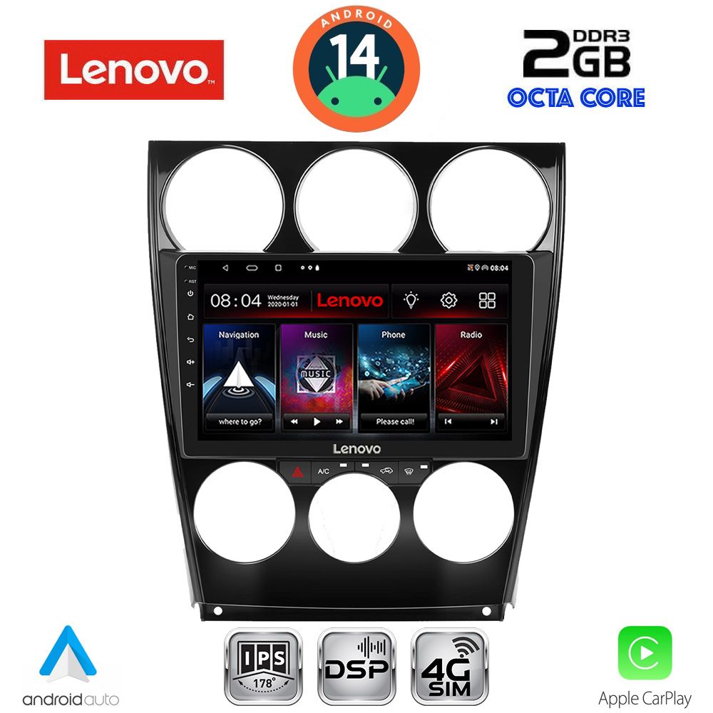 Βλησαρούλης Car Center - LENOVO LVF 5375_CPA (9inc) MULTIMEDIA TABLET for MAZDA 6 (FACELIFT) mod. 2005-2008