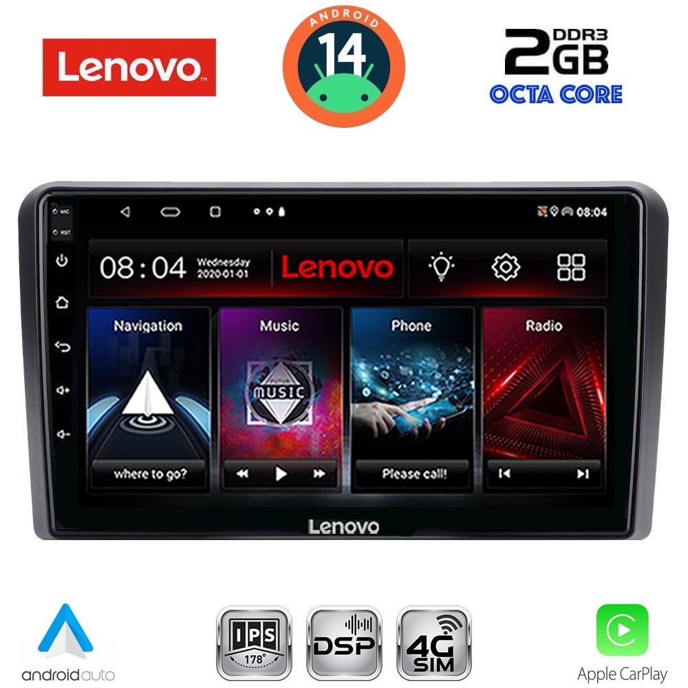 Βλησαρούλης Car Center - LENOVO LVF 5481BL_CPA (9inc) MULTIMEDIA TABLET for OPEL ALL mod. 2004-2014 (BLACK)