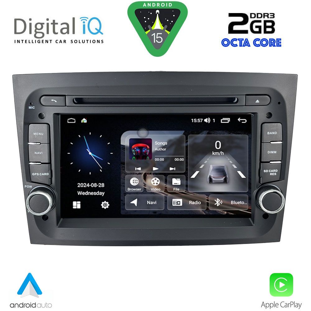 Βλησαρούλης Car Center - DIGITAL IQ MSF 338_CPA (7" DECK) MULTIMEDIA SYSTEM for FIAT DOBLO mod. 2015>