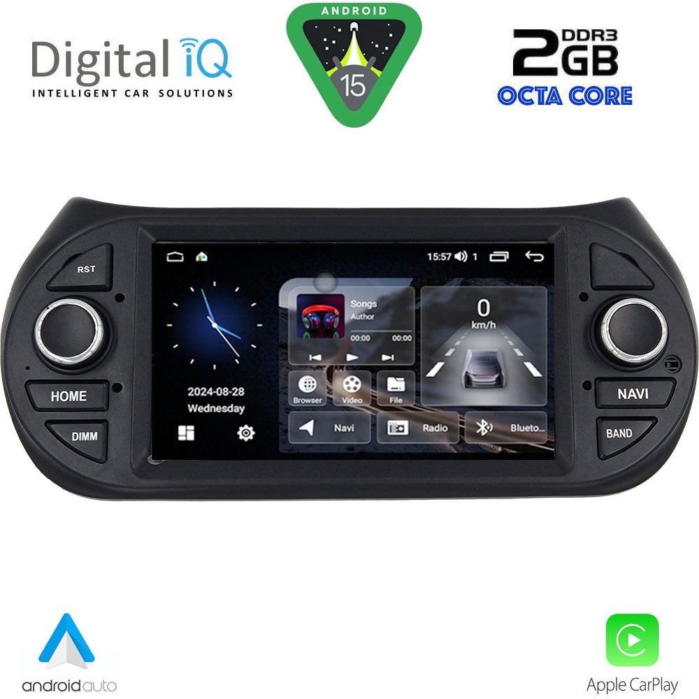 Βλησαρούλης Car Center - DIGITAL IQ MSF 392_CPA (7” DECK) MULTIMEDIA OEM for CT NEMO – FT FIORINO-QUBO – PG BIPPER mod. 2008>