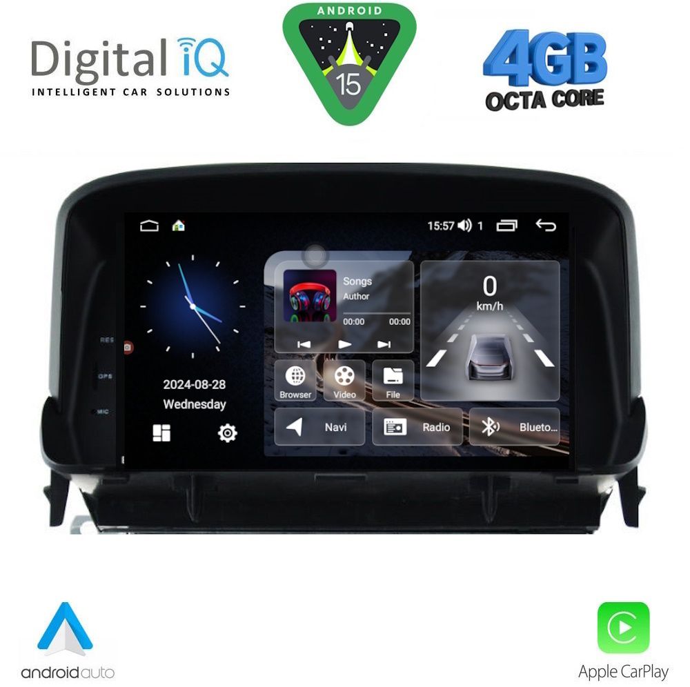 Βλησαρούλης Car Center - DIGITAL IQ MSG 460_CPA (7” DECK) MULTIMEDIA SYSTEM for OPEL MOKKA mod. 2012-2015