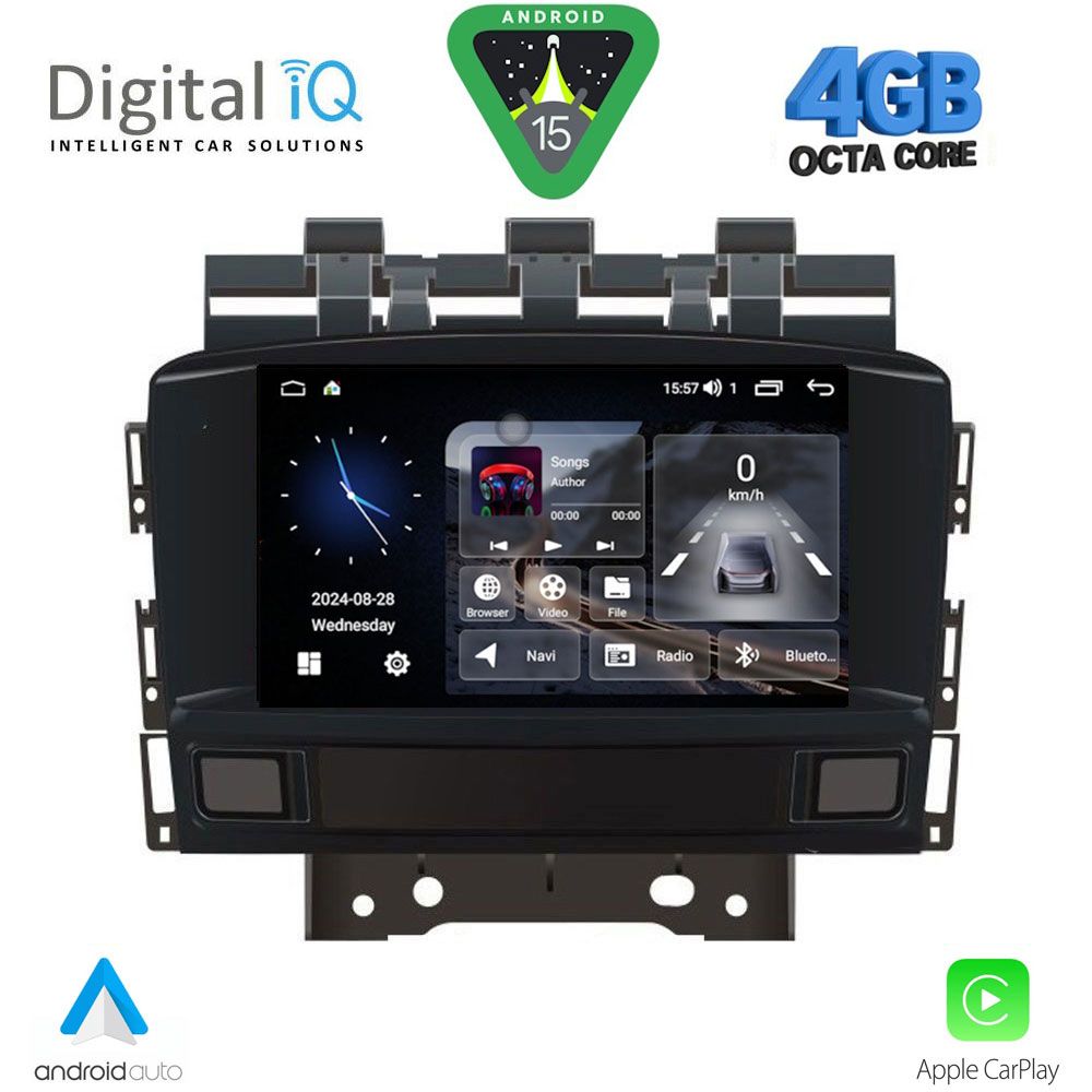 Βλησαρούλης Car Center - DIGITAL IQ MSG 472_CPA (7” DECK) MULTIMEDIA SYSTEM for OPEL ASTRA J mod. 2010-2016