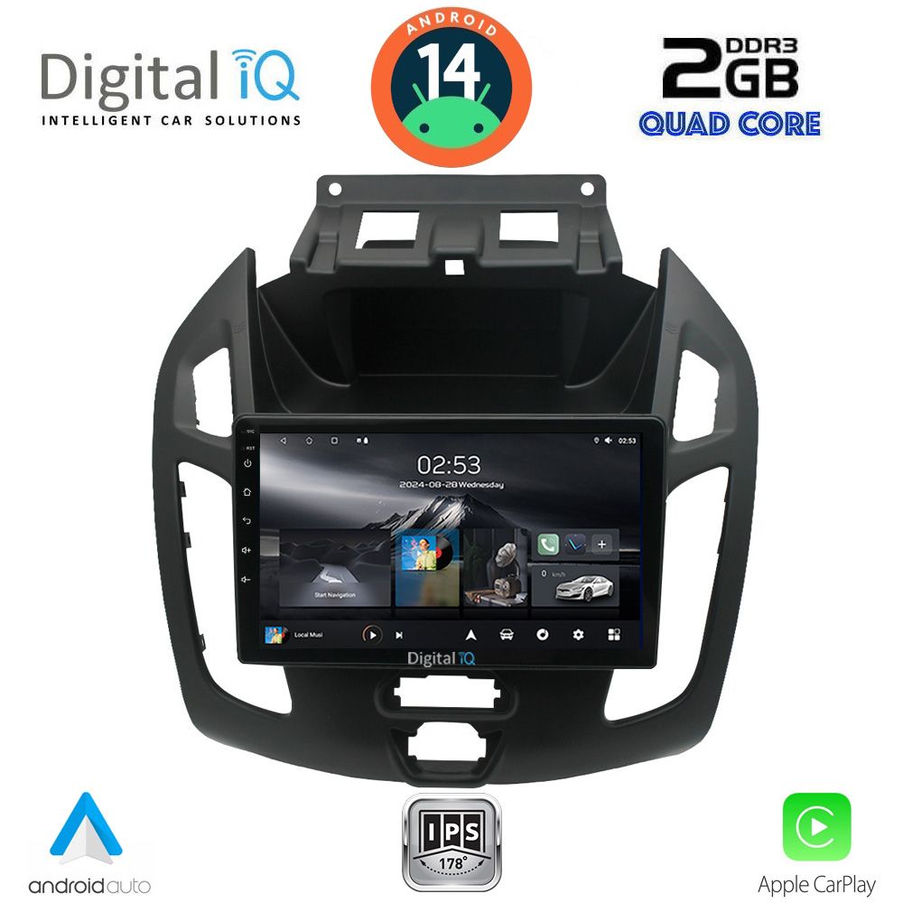 Βλησαρούλης Car Center - DIGITAL IQ RSB 1176_CPA (9inc)  MULTIMEDIA TABLET for FORD TRANSIT CONNECT mod. 2013-2018