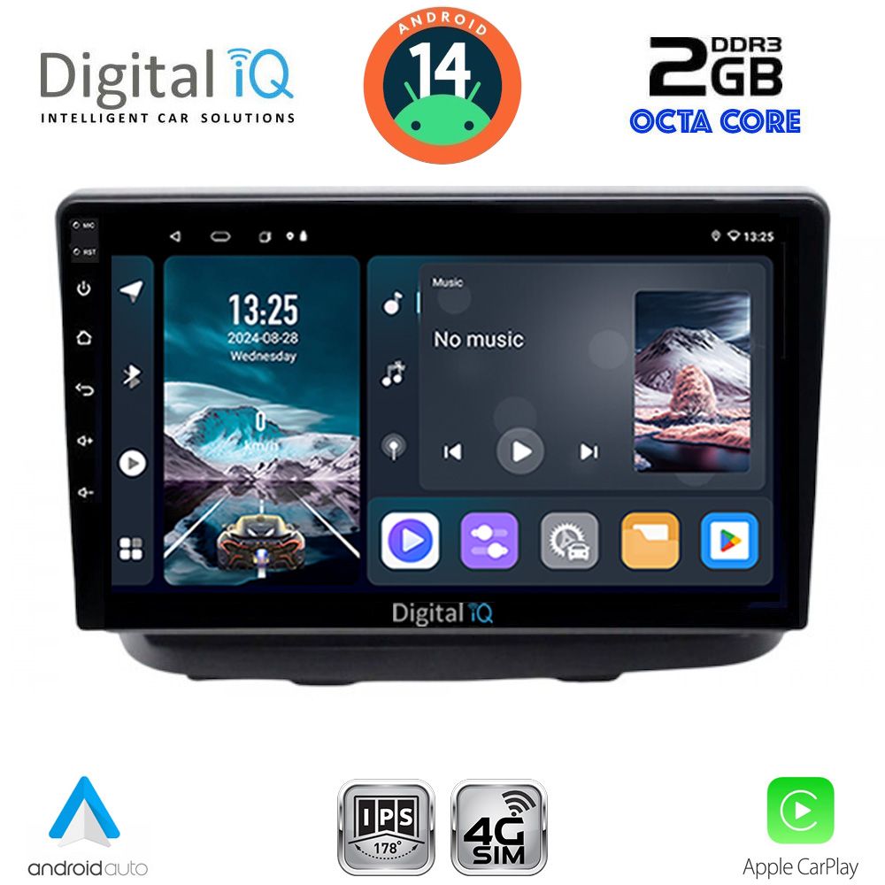 Βλησαρούλης Car Center - DIGITAL IQ RTG 4135_CPA (10inc) MULTIMEDIA TABLET for FIAT DOBLO mod. 2002-2009