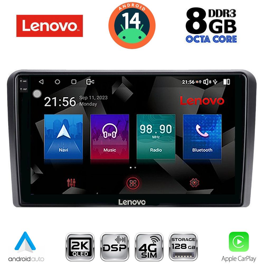 Βλησαρούλης Car Center - LENOVO SSW 10481BL_CPA (9inc) MULTIMEDIA TABLET for OPEL ALL mod. 2004-2014 (BLACK)