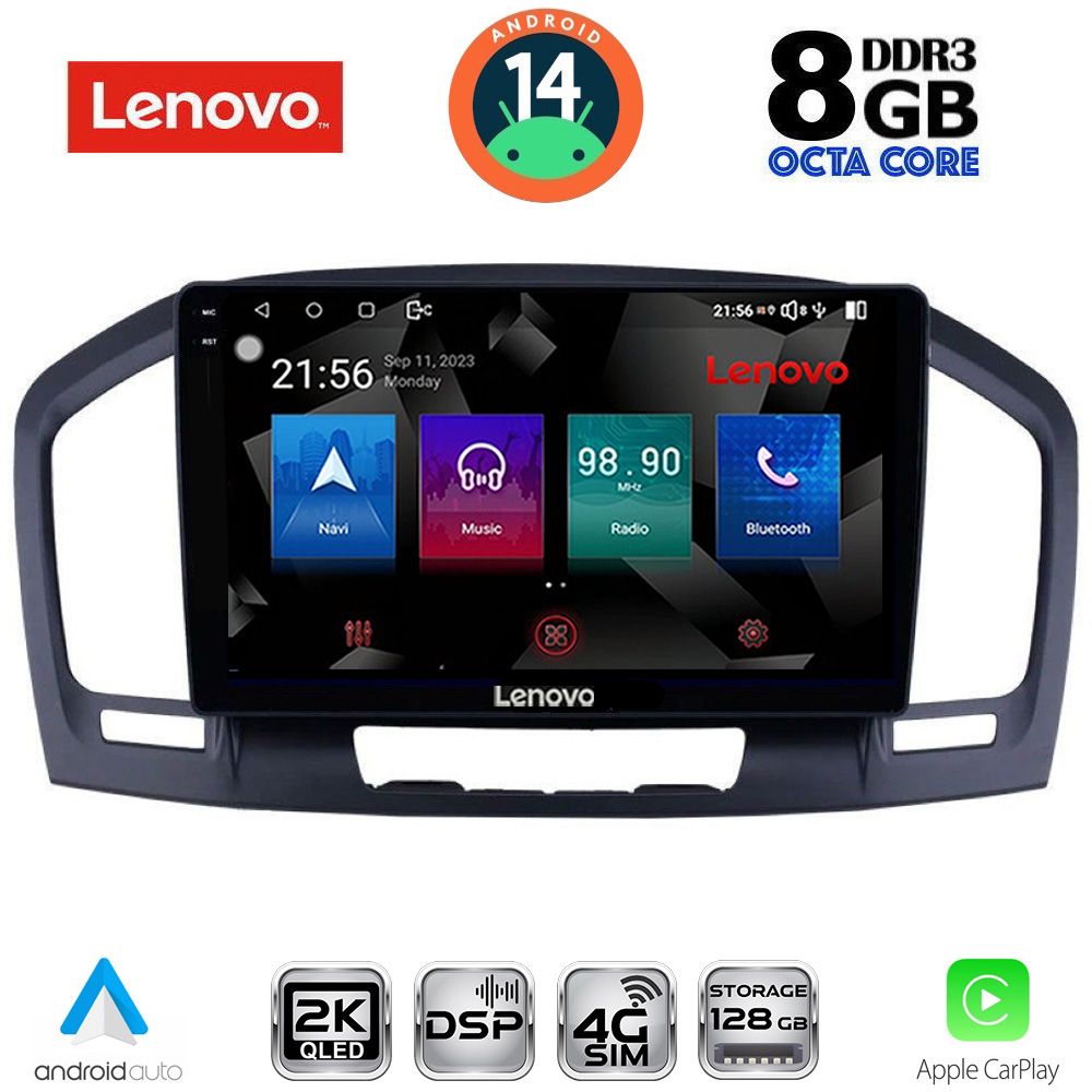 Βλησαρούλης Car Center - LENOVO SSW 10491BL_CPA (9inc) MULTIMEDIA TABLET for OPEL INSIGNIA  mod.2008-2013 (BLACK)
