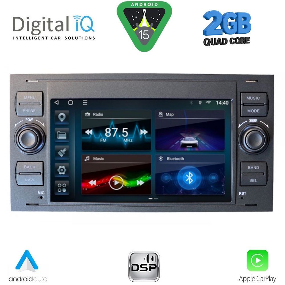 Βλησαρούλης Car Center - DIGITAL IQ BLD 202B_CPA (7" DECK) MULTIMEDIA for FORD mod. 2004-2008