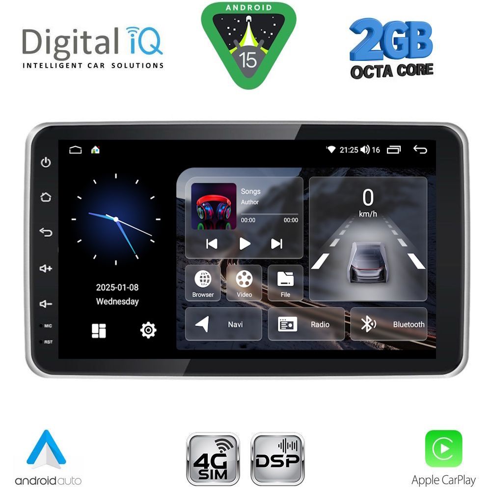 Βλησαρούλης Car Center - DIGITAL IQ BLF 4935_CPA (9″ DECK) MULTIMEDIA TABLET 1DIN