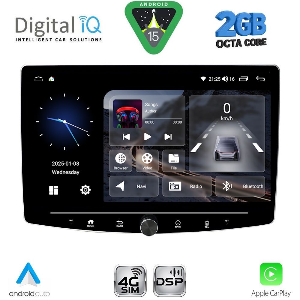 Βλησαρούλης Car Center - DIGITAL IQ BLF 4940_CPA (10.1″ DECK) MULTIMEDIA TABLET 1DIN