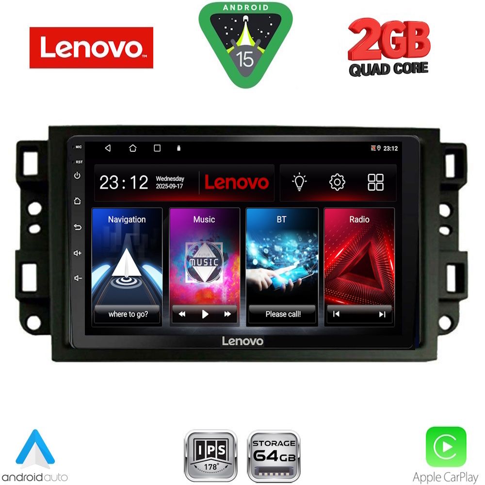 Βλησαρούλης Car Center - LENOVO LVD 2070_CPA (10inc) MULTIMEDIA TABLET for CHEVROLET ALL mod. 2004-2011