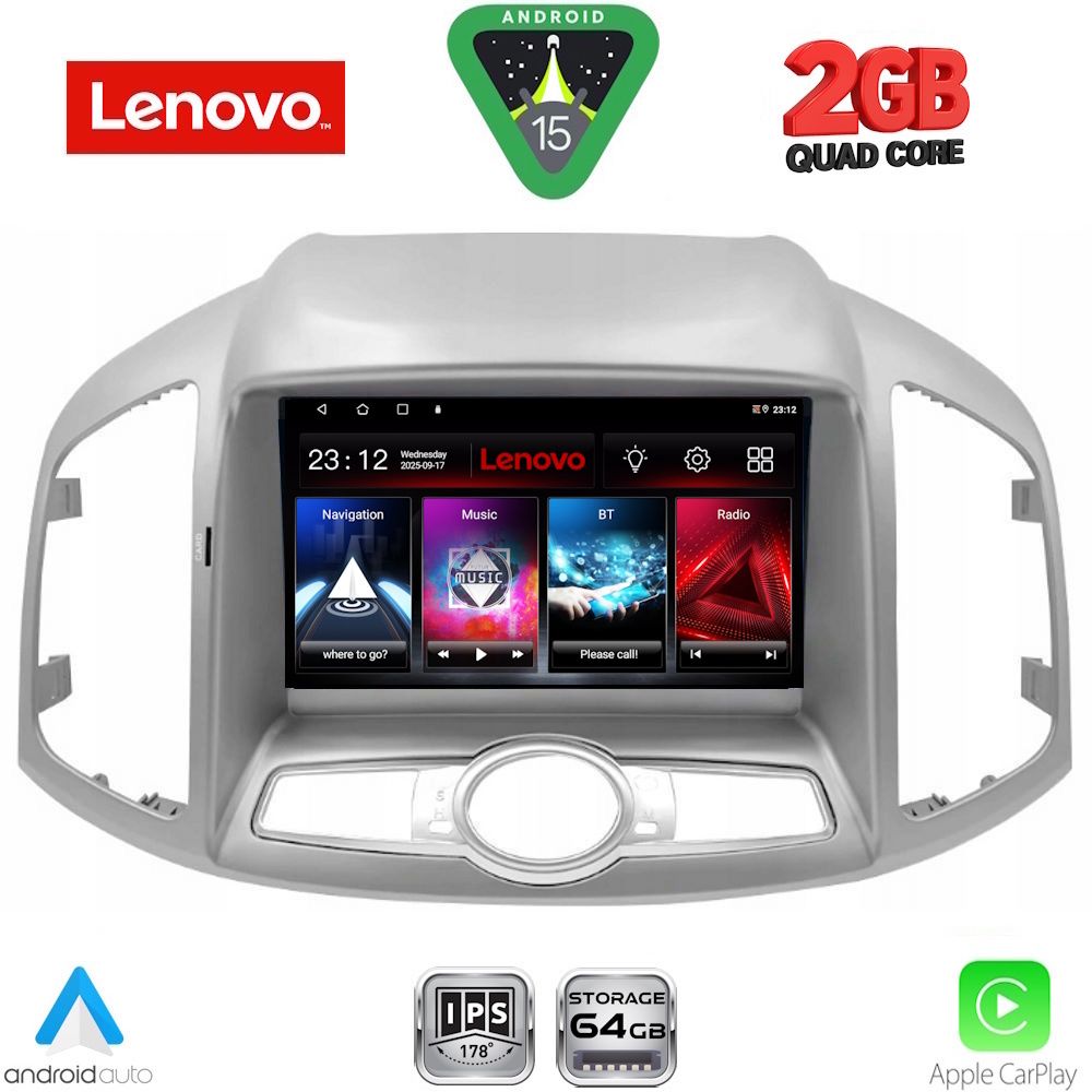 Βλησαρούλης Car Center - LENOVO LVD 2071_CPA (9inc) MULTIMEDIA for CHEVROLET CAPTIVA mod. 2012>