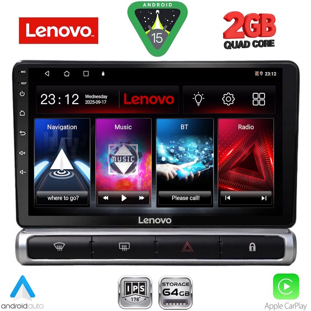 Βλησαρούλης Car Center - LENOVO LVD 2093H_CPA (9inc) MULTIMEDIA TABLET for CITROEN C3 - DS3 mod. 2016> High Version