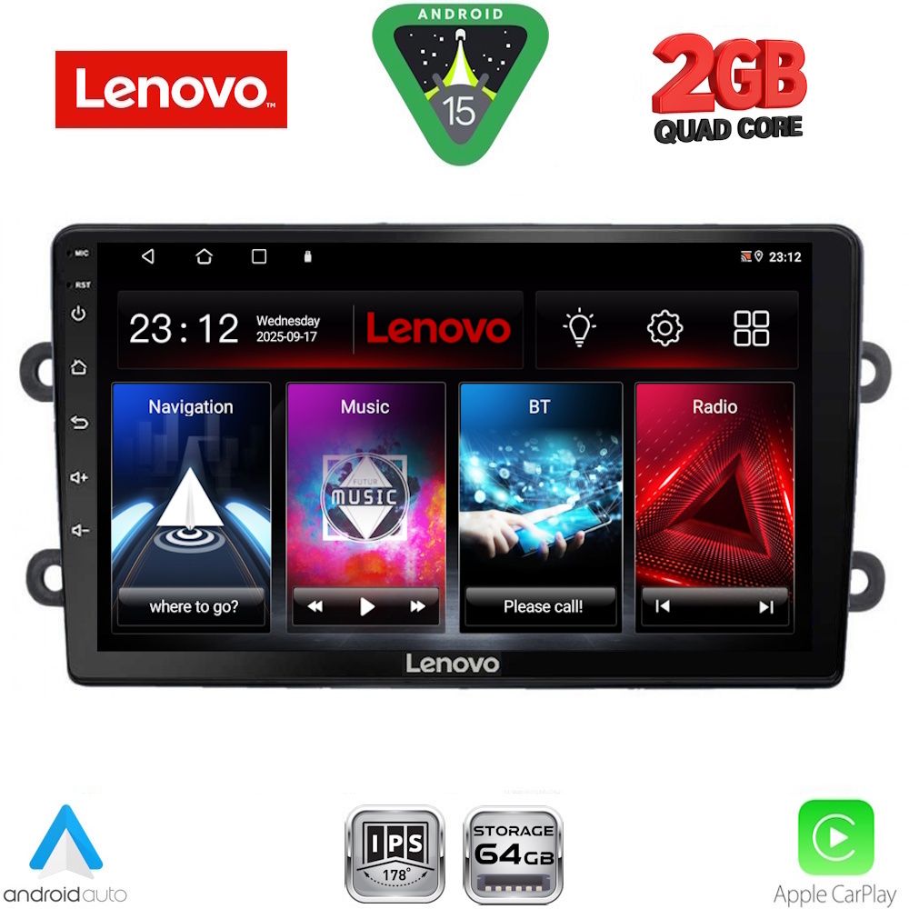 Βλησαρούλης Car Center - LENOVO LVD 2102_CPA (9inc) MULTIMEDIA TABLET for DACIA DUSTER mod. 2012-2019