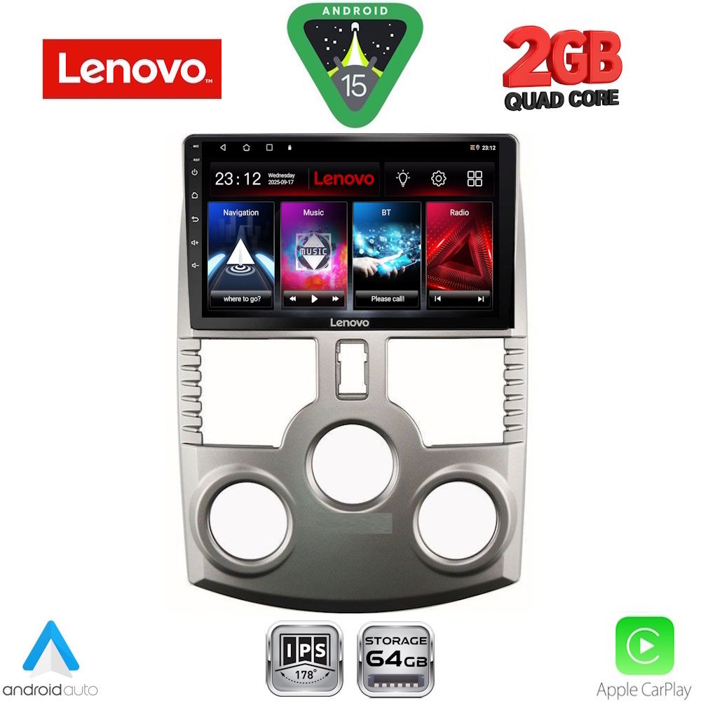 Βλησαρούλης Car Center - LENOVO LVD 2126_CPA (9inc) MULTIMEDIA TABLET for DAIHATSU TERIOS mod. 2006-2017