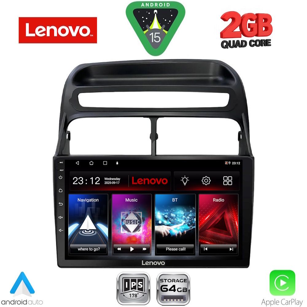 Βλησαρούλης Car Center - LENOVO LVD 2129_CPA (9inc) MULTIMEDIA TABLET for FIAT LINEA mod. 2007-2011