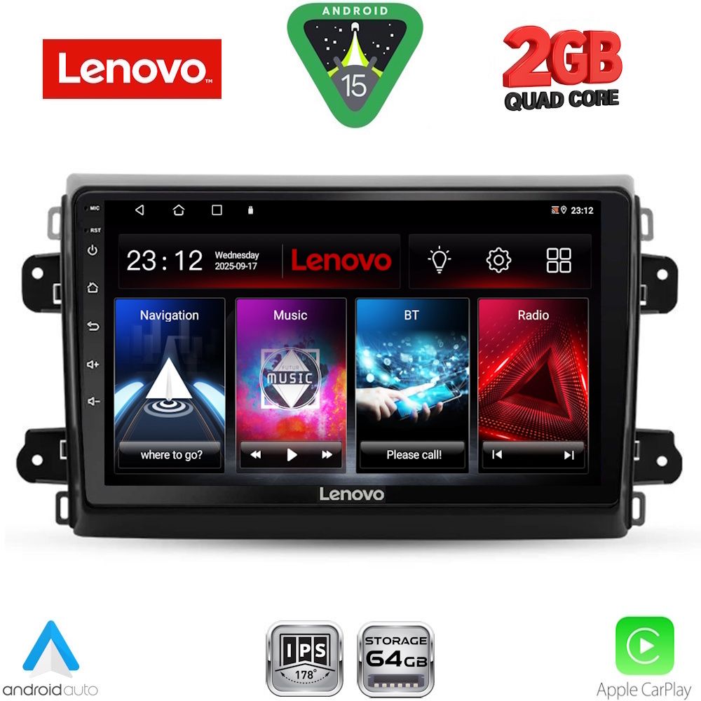 Βλησαρούλης Car Center - LENOVO LVD 2143_CPA (9inc) MULTIMEDIA TABLET for FIAT DUCATO mod. 2021-2026