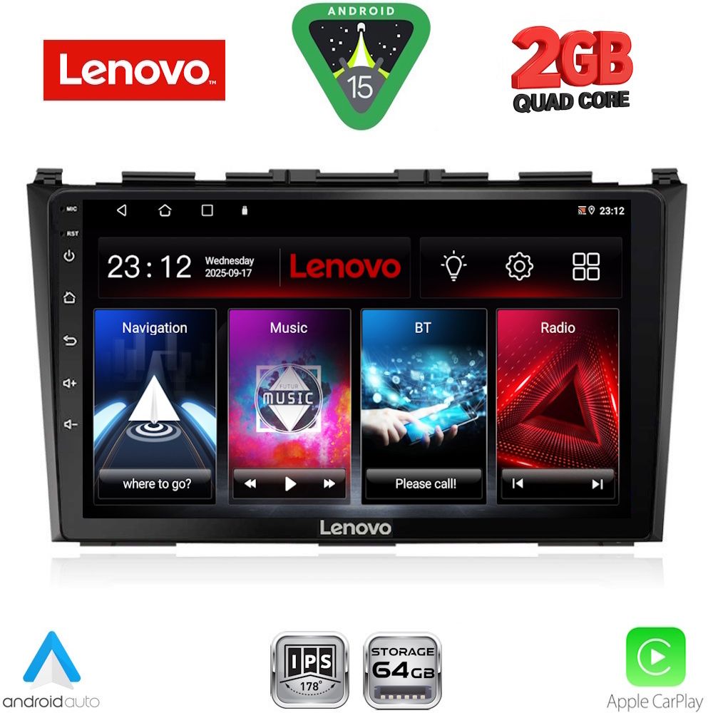 Βλησαρούλης Car Center - LENOVO LVD 2197_CPA (9inc) MULTIMEDIA TABLET for HONDA CRV mod. 2006-2012