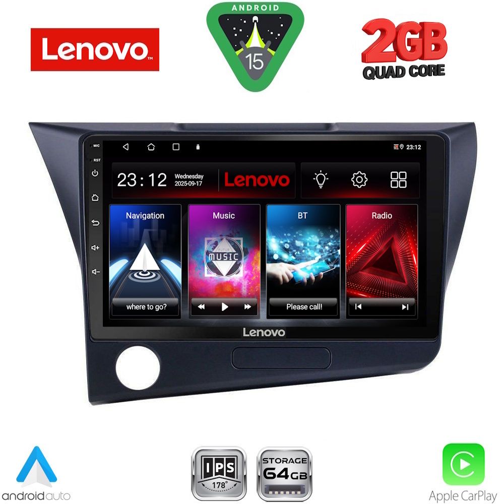 Βλησαρούλης Car Center - LENOVO LVD 2203_CPA (9inc) MULTIMEDIA TABLET for HONDA CRZ mod. 2010-2016